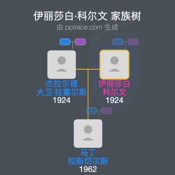 伊丽莎白·科尔文家族树全览