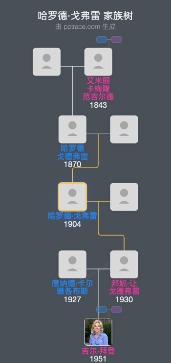 哈罗德·戈弗雷家族树全览