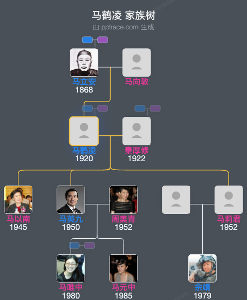 马鹤凌家族树全览
