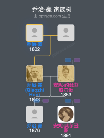 乔治·豪家族树全览