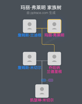 玛丽·弗莱明家族树全览