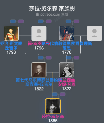 莎拉·威尔森家族树全览