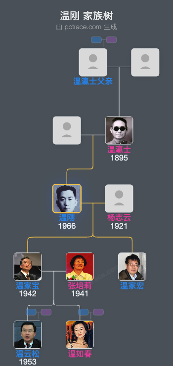 温刚 家族树全览