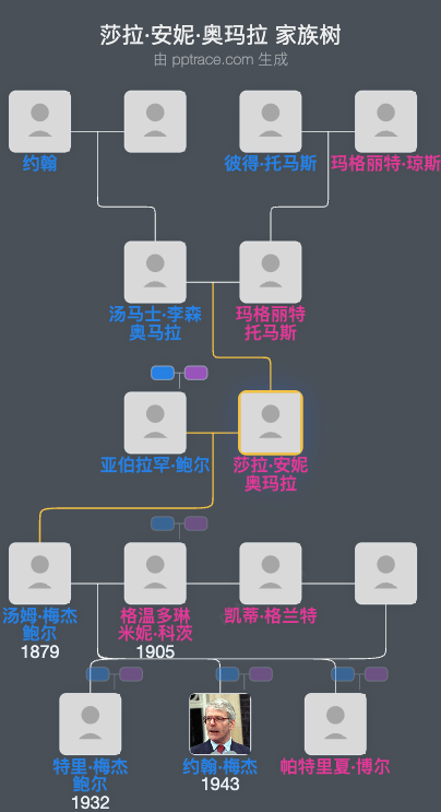 莎拉·安妮·奥玛拉家族树全览