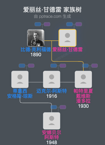 爱丽丝·甘德雷家族树全览