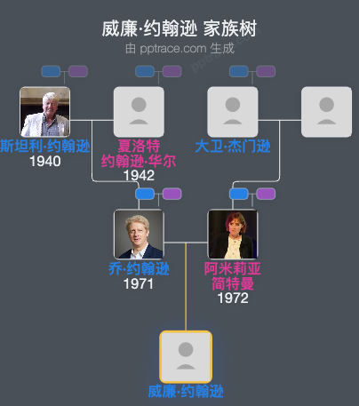 威廉·约翰逊家族树全览