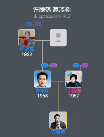 许腾鹤 家族树全览