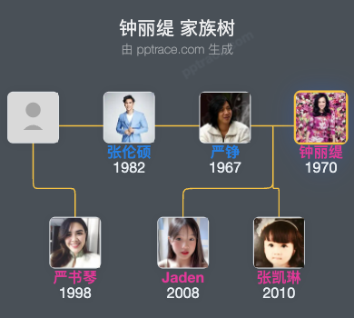 钟丽缇家族树全览