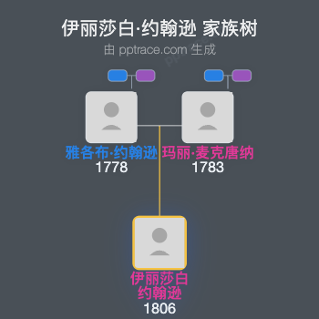 伊丽莎白·约翰逊家族树全览