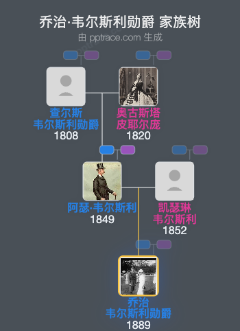 乔治·韦尔斯利勋爵家族树全览