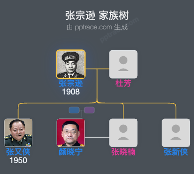 张宗逊 家族树全览