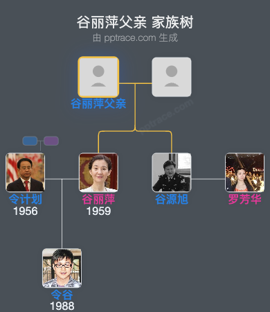 谷丽萍父亲 家族树全览