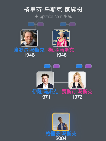 格里芬·马斯克 家族树全览