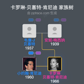 卡罗琳·贝塞特·肯尼迪家族树全览