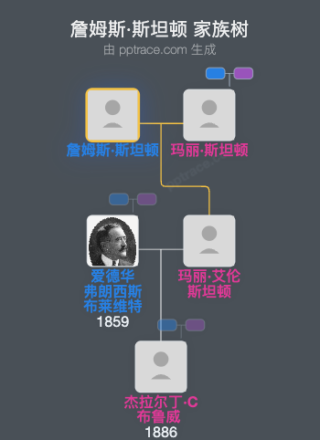 詹姆斯·斯坦顿家族树全览