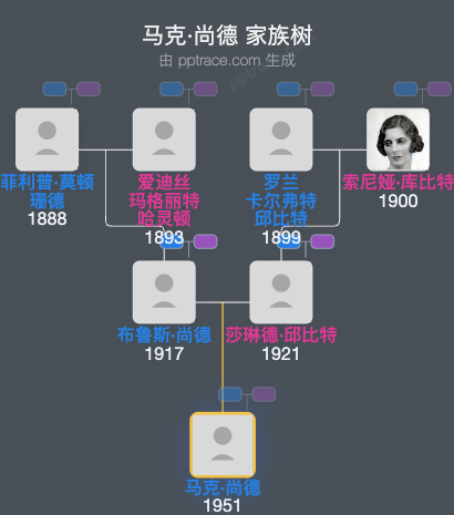 马克·尚德家族树全览