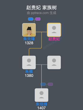 赵贵妃家族树全览
