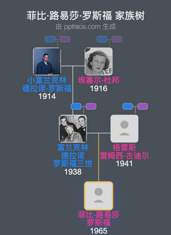 菲比·路易莎·罗斯福家族树全览