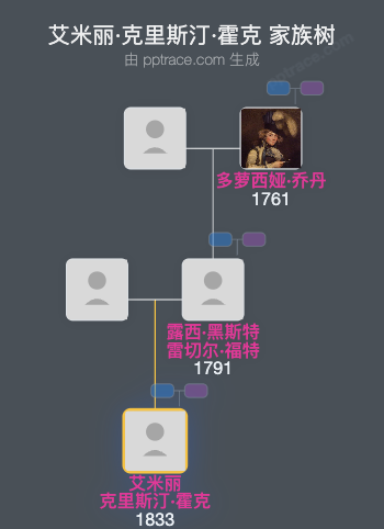 艾米丽·克里斯汀·霍克家族树全览