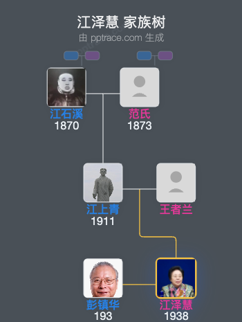 江泽慧 家族树全览