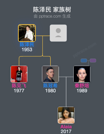 陈泽民 家族树全览
