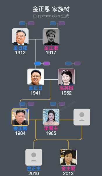 金正恩 家族树全览
