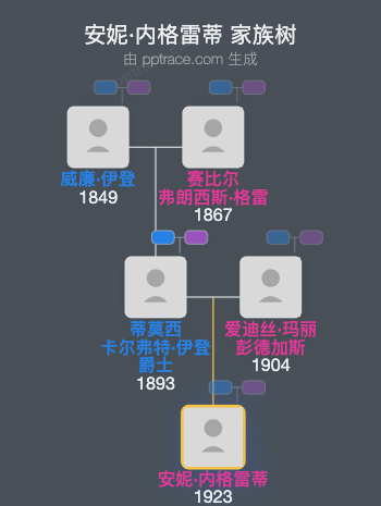安妮·内格雷蒂家族树全览