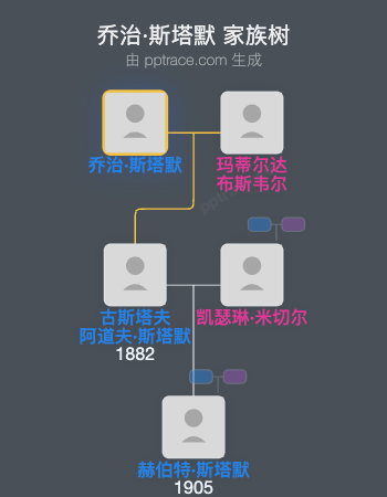 乔治·斯塔默家族树全览