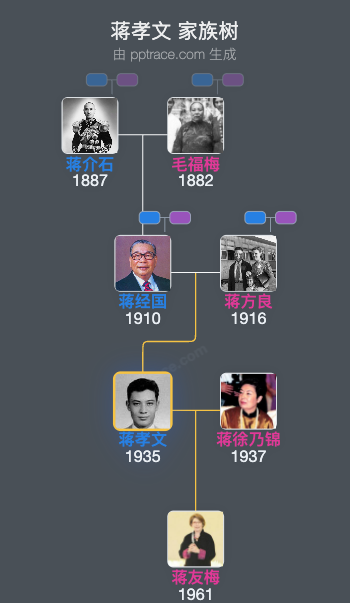 蒋孝文 家族树全览