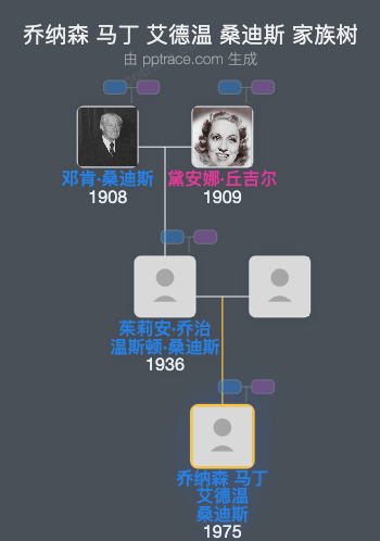 乔纳森 马丁 艾德温 桑迪斯家族树全览