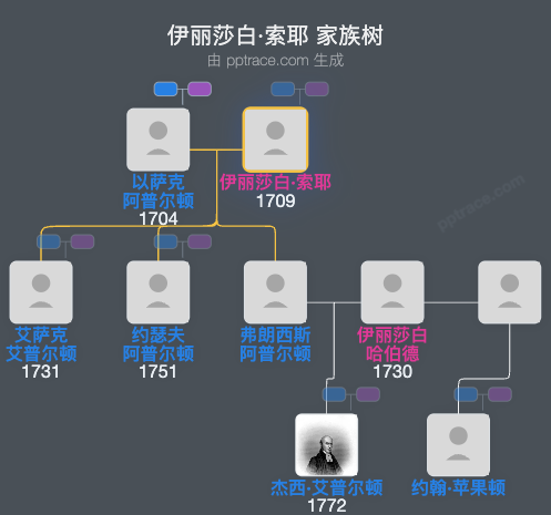 伊丽莎白·索耶家族树全览