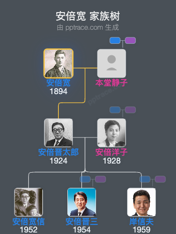 安倍宽家族树全览
