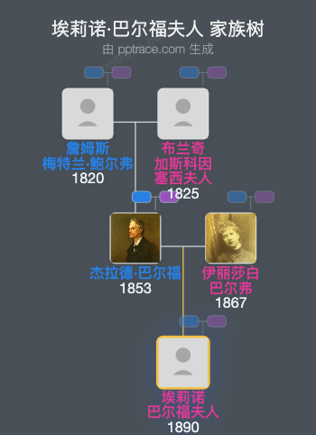 埃莉诺·巴尔福夫人家族树全览