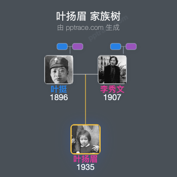 叶扬眉 家族树全览