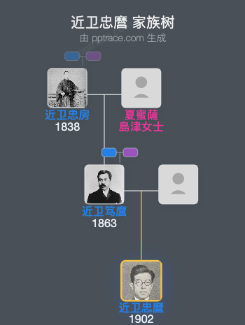 近卫忠麿家族树全览