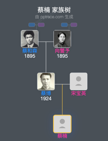 蔡楠 家族树全览