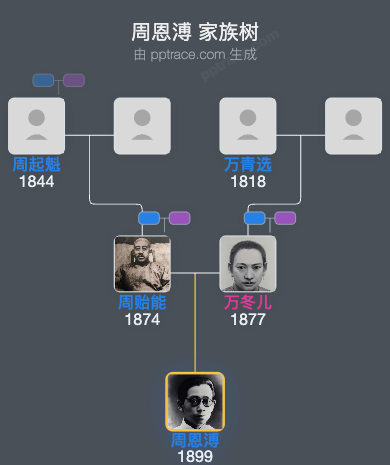 周恩溥 家族树全览