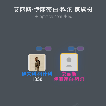艾丽斯·伊丽莎白·科尔家族树全览