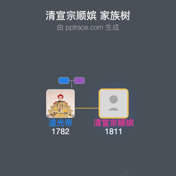 清宣宗顺嫔家族树全览