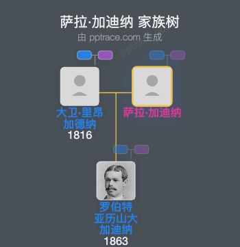 萨拉·加迪纳家族树全览
