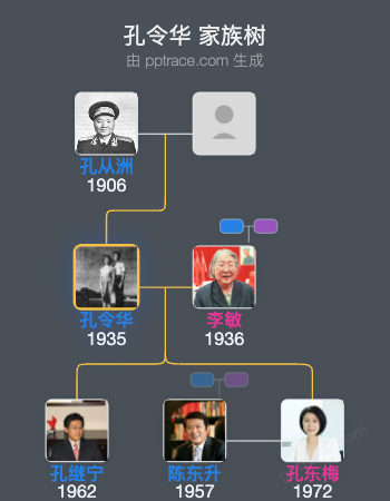 孔令华 家族树全览