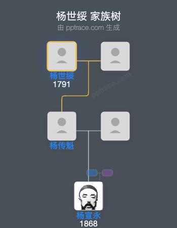 杨世绥 家族树全览