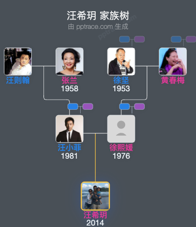 汪希玥 家族树全览