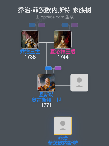 乔治·菲茨欧内斯特家族树全览
