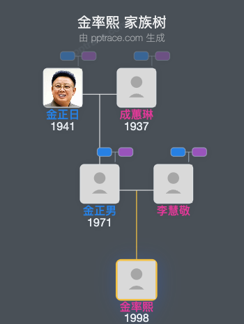金率熙 家族树全览