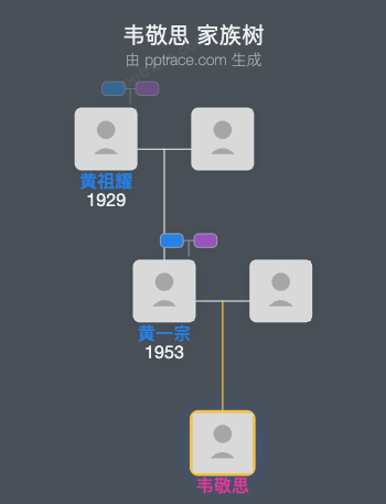 韦敬思 家族树全览