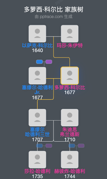 多萝西·科尔比家族树全览