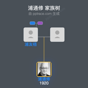 浦通修 家族树全览