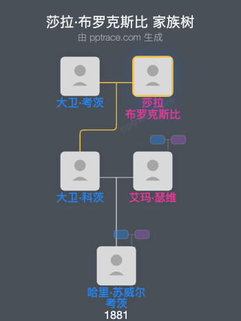 莎拉·布罗克斯比家族树全览