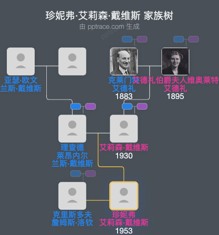 珍妮弗·艾莉森·戴维斯家族树全览